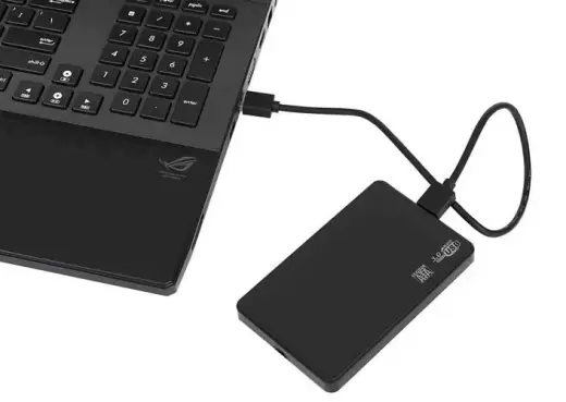 Fusion 2,5" ārējais cietā diska korpuss SATA III | USB 3.0 koka|melns Foto 2