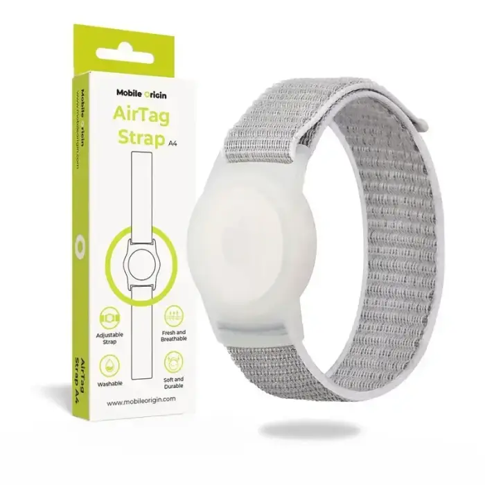 Mobile Origin AirTag Strap, grey