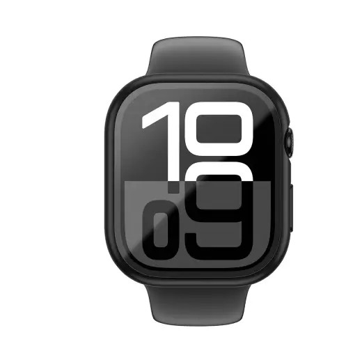 AmazingThing Radix Glass Case for Apple Watch 42mm - Black Фото num