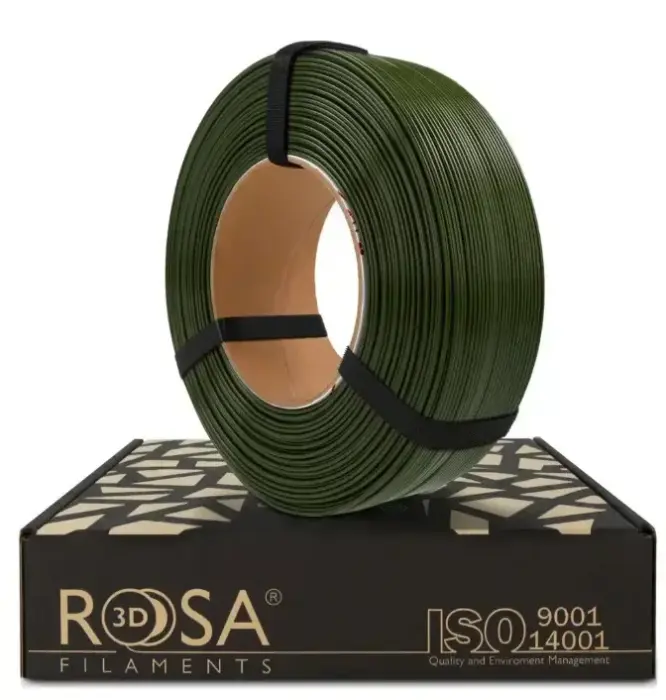 Filament PET-G Army Green 1.75mm 1kg refill Rosa3D