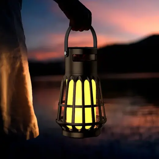 Lamp with bluetooth speaker A3 black Фото num