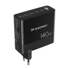 GaN Wozinsky CGWCB 140W Wall Charger 3 x USB-C / 2 x USB-A - Black Foto 2