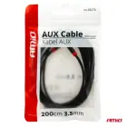 AUX cable mini jack-jack 3,5mm 200cm — Photo 5