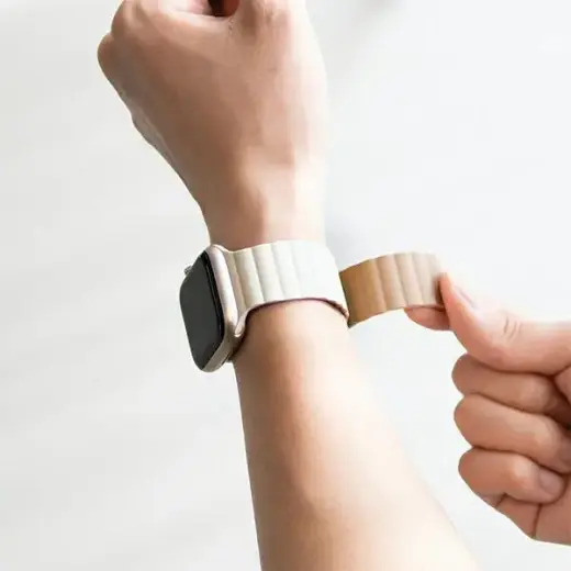 Araree pasek Silicone Link Apple Watch 42|44|45|49mm czarno-szary|black-gray AR70-01907A Фото num