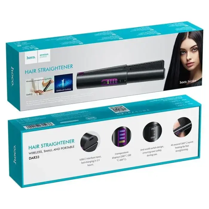 Hair straightener Hoco DAR33 gray Foto 6
