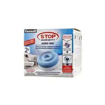 Mitruma savācēja uzpildes Ceresit AERO 360° Neutral 2x450g