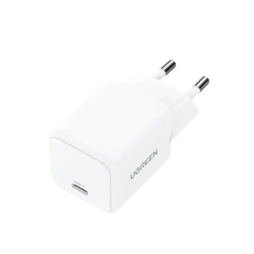 Ugreen X513 зарядное устройство | 30W | GaN | USB-C | с проводом USB-C на USB-C в комплекте | белое Фото num