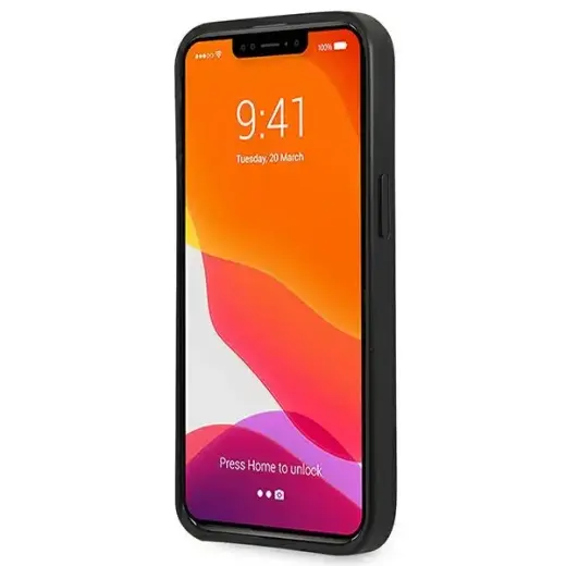 Guess GUHCP13LG4GLGR iPhone 13 Pro | 13 6,1" szary|grey hardcase 4G Stripe Collection Фото num