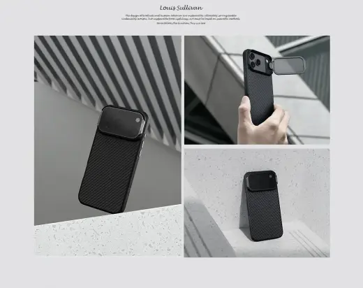 Nillkin CarboProp Aramid Magnetic Case for Apple iPhone 17 Pro Max Black Foto 8