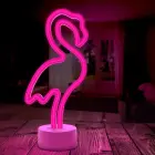 Neon LED on stand FLAMINGO pink USB-C FSC-11 Forever Light Foto 6