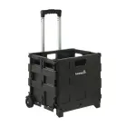 Foldable shopping trolley with load capacity up to 25kg Olli 45L 38x36x33cm black Photo