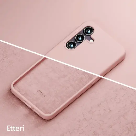 Etteri silikona maciņš Samsung Galaxy S25 Plus gaiši rozā Foto 10