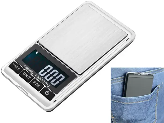 Карманные весы Goodbuy (максимум 500 г | 0,1 г) Фото num