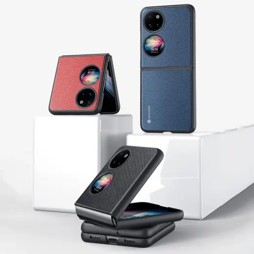 Dux Ducis Fino case is made of nylon material Huawei P50 Pocket blue Photo