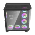 Darflash FT418 PRO computer case + 7 aRGB fans (black) — Foto 9
