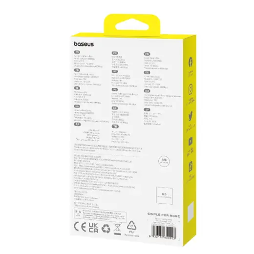 Baseus Pudding Series USB-C Cable - USB-C 100W 1.2m - Black Foto 11