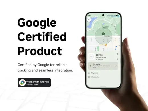 Lifemate GPS Bluetooth LifeTag Tracker HD-P16-3 Android white Foto 7