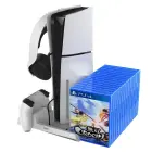 iPega P5S023 Multifunctional Charging RGB Stand with Cooling for PS5/PS5 Slim/PS5 Pro White (Damaged Package) Foto 3