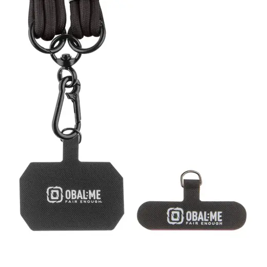 OBAL:ME NeckTag Trio Rope for Mobile Phone Black Foto 2