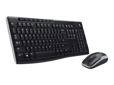 Logitech Keyboard and Mouse Set MK270 - Black Фото num