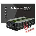 Qoltec Pure Sine Wave Inverter Monolith | 3000W | 6000W | 24V to 230V | LCD Foto 1