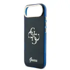 Guess IML 4G Script Metal Logo Case for iPhone Air Blue Foto 4