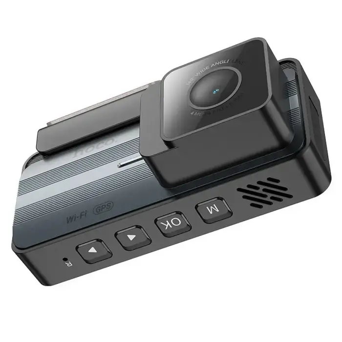 Dash cam for car Hoco with screen 3,69" 2K + rear camera 720P/25fps GPS DV12 silvery gray Foto 8