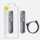 Baseus Orange Dot Wireless Presentation Laser Pointer - Gray (with battery) — Foto 20