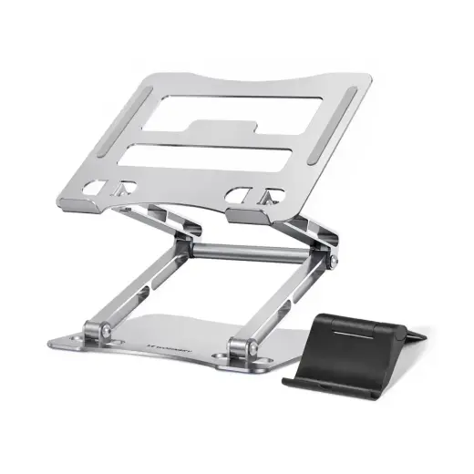Wozinsky WRS-CPY75DSS Aluminum Laptop and Tablet Stand + Free Smartphone Stand - Silver Foto 2