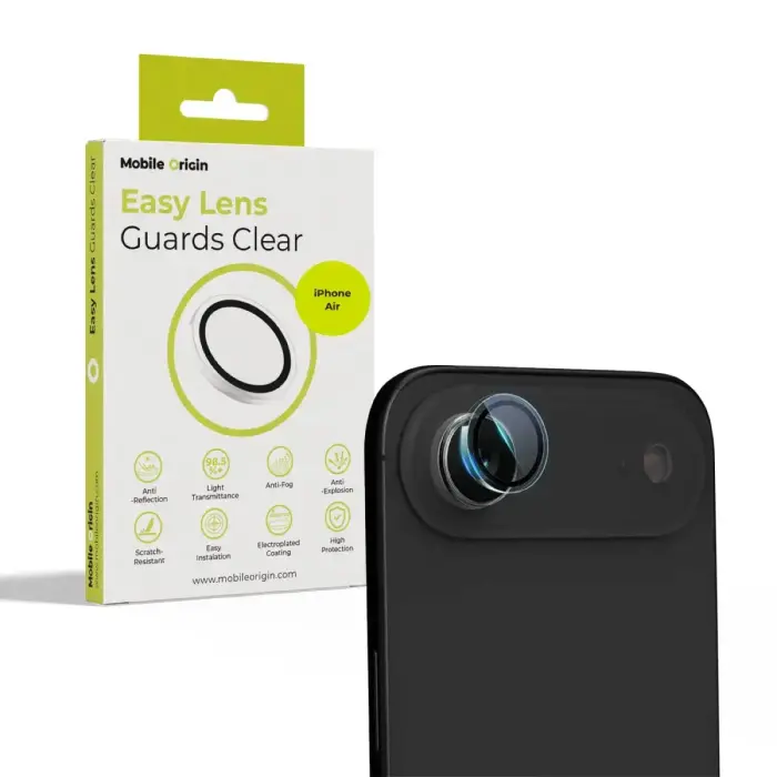 Mobile Origin Easy Lens Guards, clear - iPhone Air