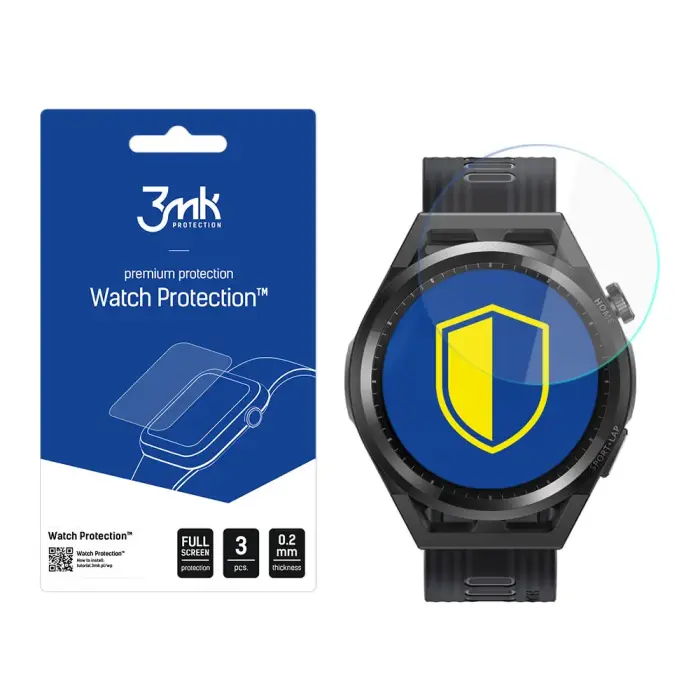 Huawei Watch GT Runner - 3mk Watch Protection™ v. FlexibleGlass Lite screen protector Фото num