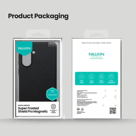 Nillkin Super Frosted PRO Magnetic Back Cover for Samsung Galaxy A36 5G Black Фото num