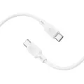 Borofone BX113 Lenny datu pārraides un uzlādes vads | USB-C uz USB-C | 60W | 1m | balts Foto 2
