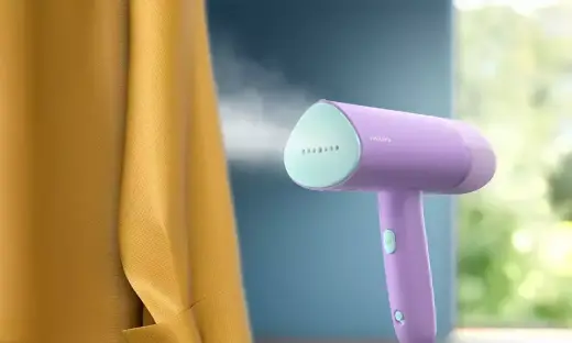 PHILIPS rokas tvaika gludināšanas ierīce, 1000W, violets Photo