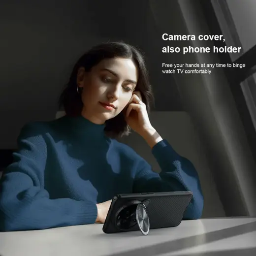 Nillkin CamShield Prop Camera Protective чехол для телефона Oppo Find X6 Pro черный Фото num