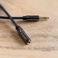 Wozinsky mini jack extension cable (female-male) AUX extension 3 m black Foto 12