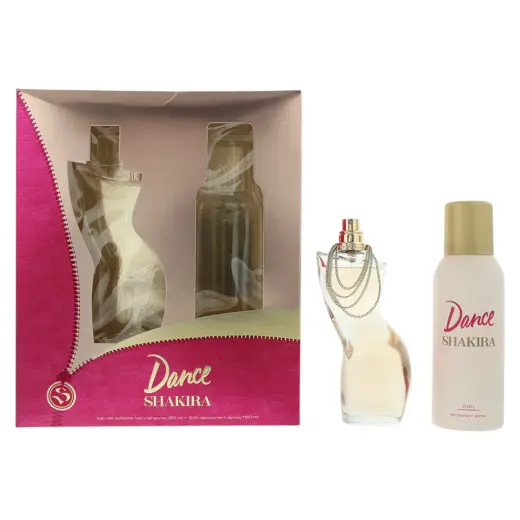 Set Shakira: Dance, Eau De Toilette, For Women, 80 ml + Dance, Deodorant Spray, For Women, 150 ml