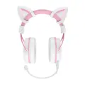 ONIKUMA X10 White|Pink|Cat Ears Gaming Headphones Photo