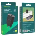 Borofone Wall charger BN1 Innovative - USB - 2,1A black Foto 5