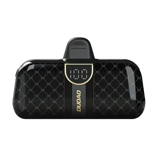 Mini bag-shaped Dudao K20SC power bank USB-C 5000mAh - black Photo