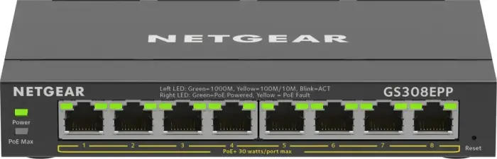 Netgear Switch GS308EPP (GS308EPP-100PES) (GS308EPP100PES)