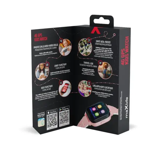 Maxlife smartwatch 4G MXKW-350 pink GPS WiFi Foto 12