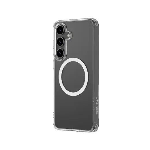AmazingThing Minimal Mag Case with Magnetic Ring for Samsung Galaxy S25+ - Transparent Photo