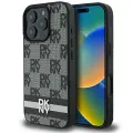 DKNY DKHCP16XPCPTSSK iPhone 16 Pro Max 6,9" czarny|black hardcase Checkered Pattern & Printed Stripes — Photo 1