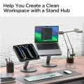 SPIGEN LD204H LAPTOP STAND HUB SPACE GREY Photo