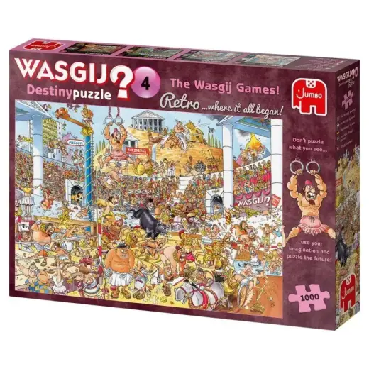 Jumbo Wasgij Retro Destiny 4 Die Wasgij-Spiele WasgijSpiele 1000 Teile Puzzle (19178) Foto 2