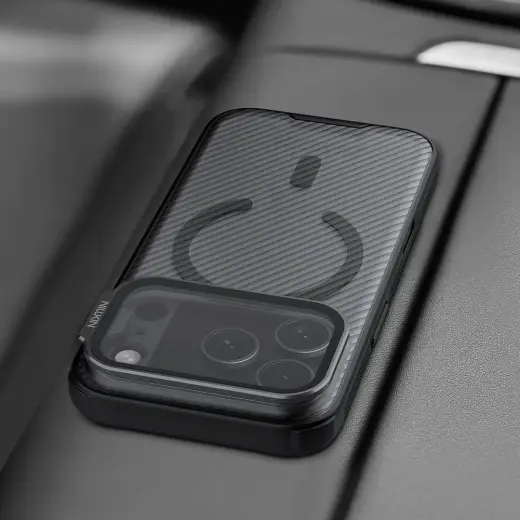 Nillkin CamShield Prop Magnetic Case for Apple iPhone 17 Pro Transparent Black Foto 8