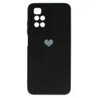 Vennus Silicone Heart Case for Xiaomi Redmi 10 design 1 black — Foto 4