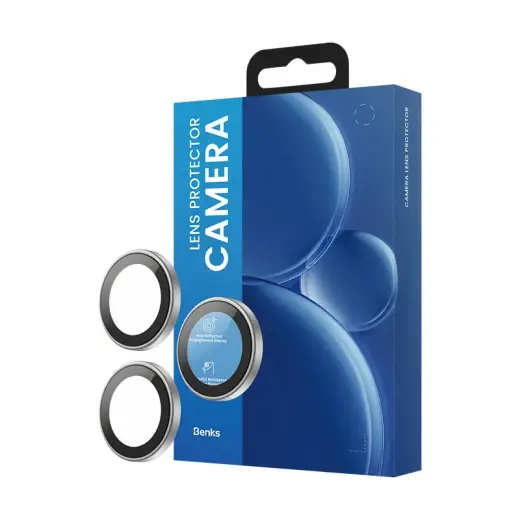 Benks Tempered glass DR Sapphire Lens Protector on camera for Iphone 17 Air (lens 1 piece) light blue Foto 8