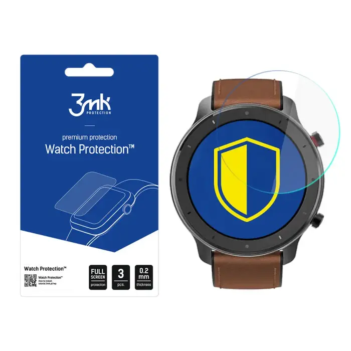 Xiaomi Amazfit GTR 47mm - 3mk Watch Protection™ v. FlexibleGlass Lite screen protector Foto 1